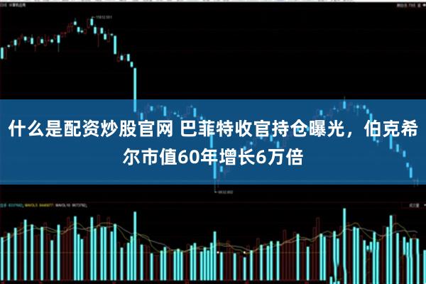 什么是配资炒股官网 巴菲特收官持仓曝光，伯克希尔市值60年增长6万倍